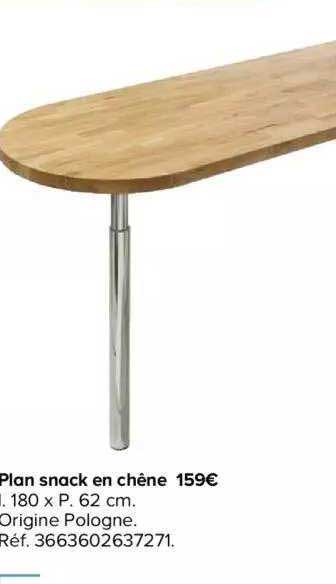 Plan Snack En Chêne