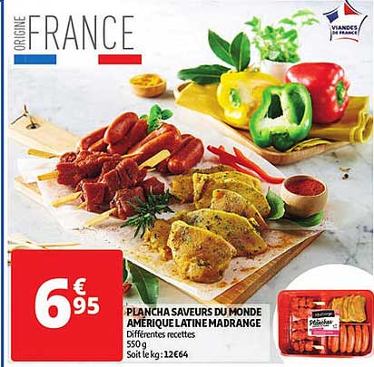 plancha saveurs du monde amérique latine madrange