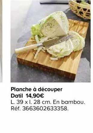 planche à découper datil