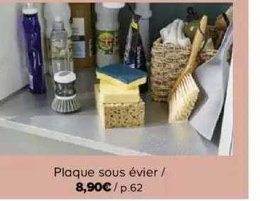 plaque sous évier