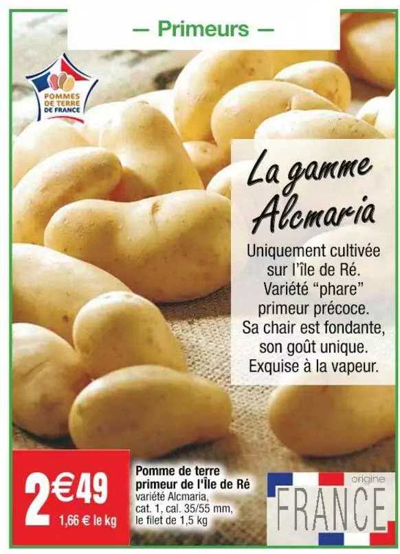 pomme de terre primeur de l'île de ré