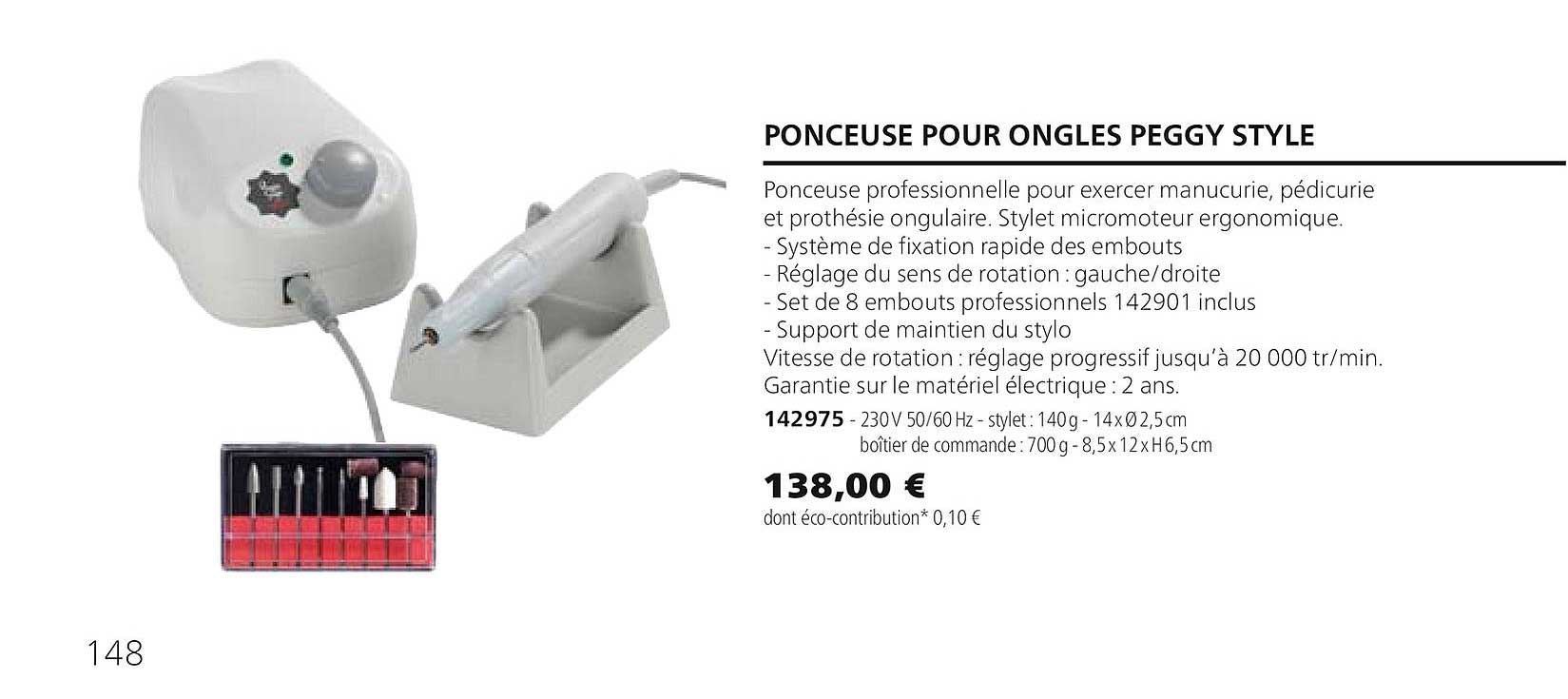 Ponceuse Pour Ongles Peggy Style 142975