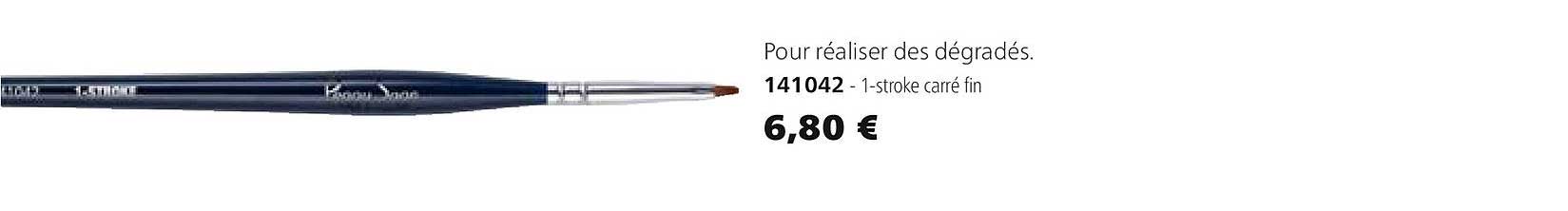 pour réaliser des dégradés 141042 1-stroke carré fin