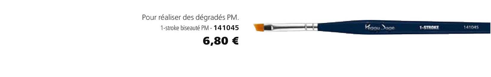 pour réaliser des dégradés pm 1-stroke biseauté pm 141045