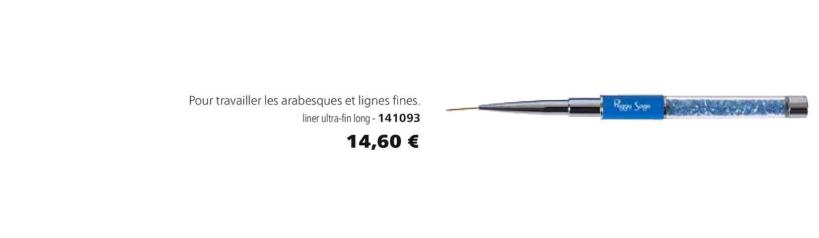 pour travailler les arabesques et lignes fines liner ultra-fin long - 141093