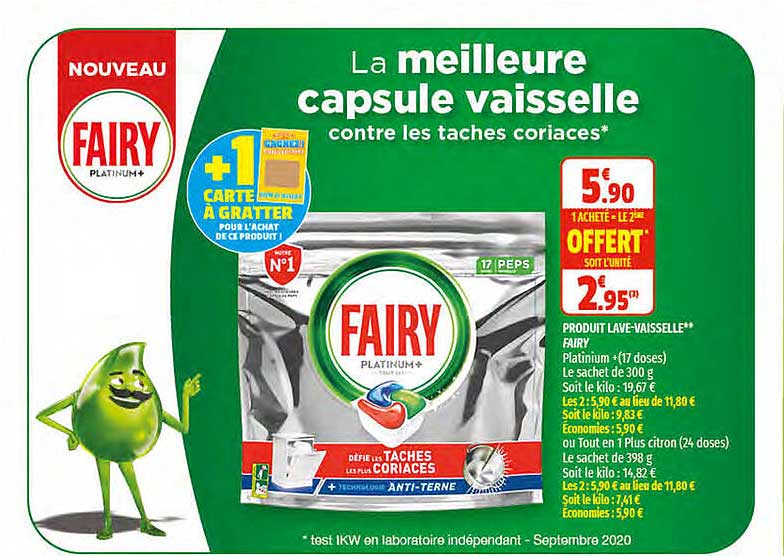 produit lave-vaisselle fairy
