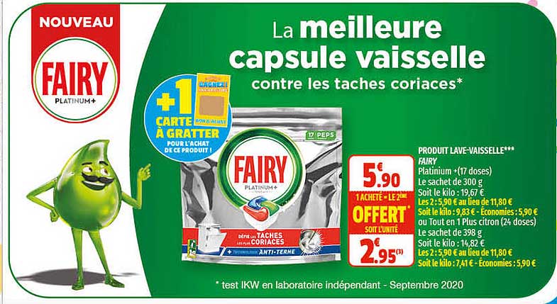 produit lave-vaisselle fairy