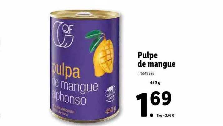Pulpe De Mangue