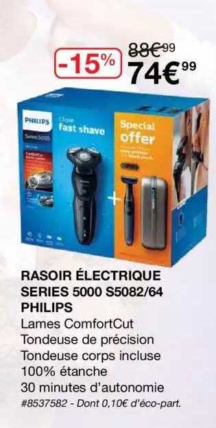 rasoir électrique series 5000 s5082-64 philips