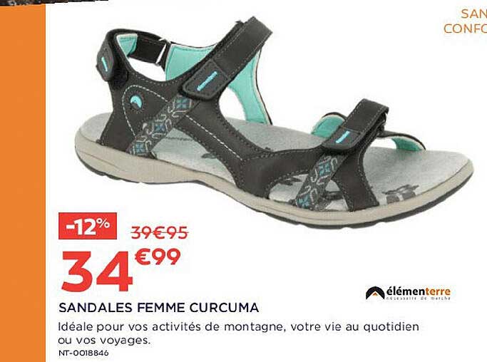 sandales femme curcuma élémenterre