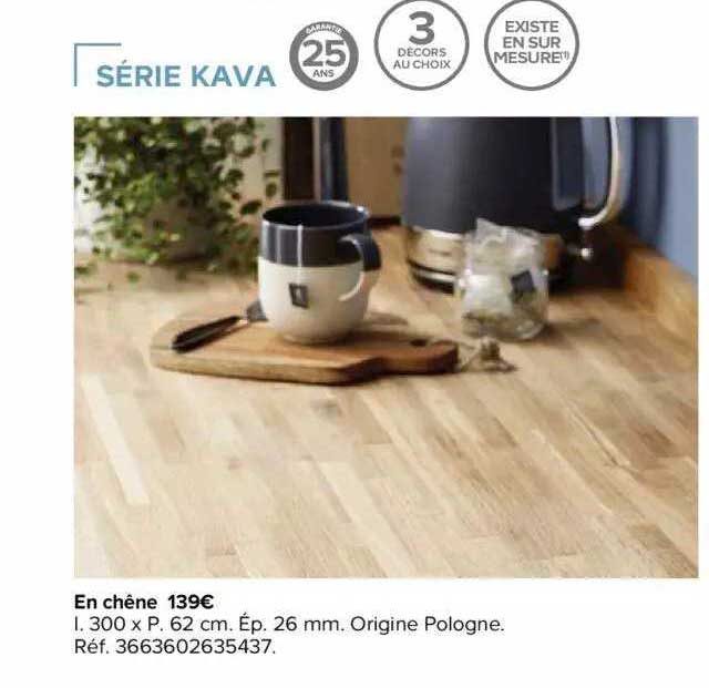 Série Kava En Chêne