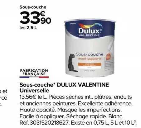 sous-couche dulux valentine universelle