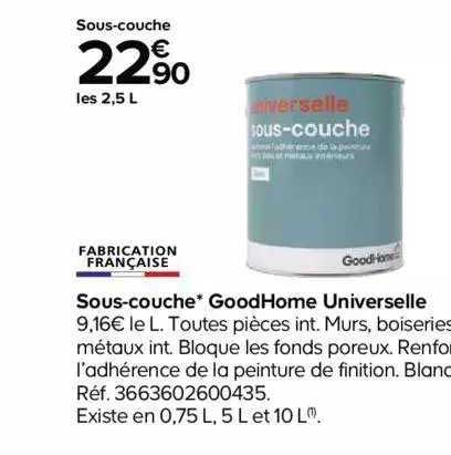 sous-couche goodhome universelle