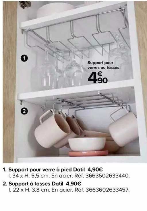 support pour verre à pied datil support à tasses datil