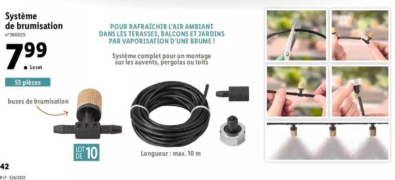 systeme de brumisation