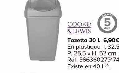 tazetta 20 l cooke&lewis