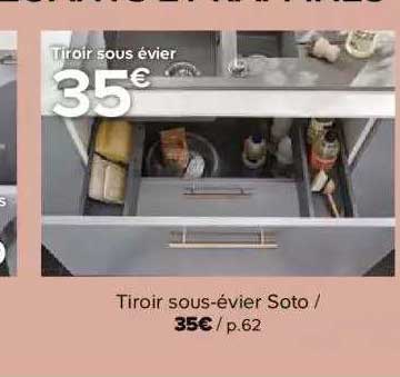 tiroir sous-évier soto