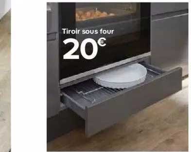 tiroir sous four