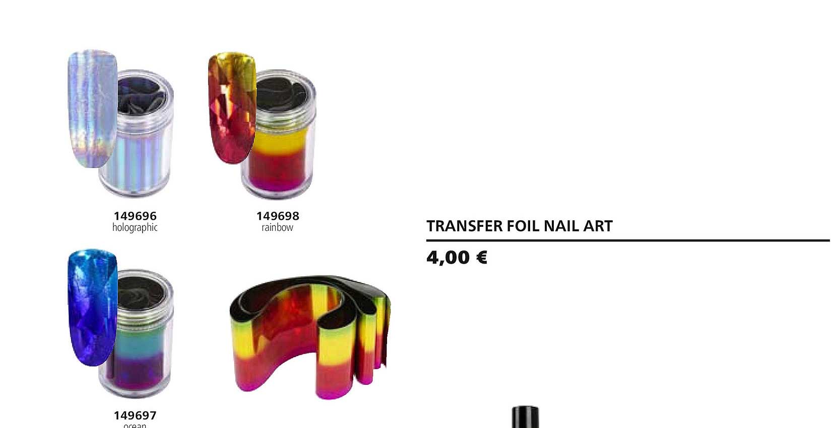 transfer foil nail art