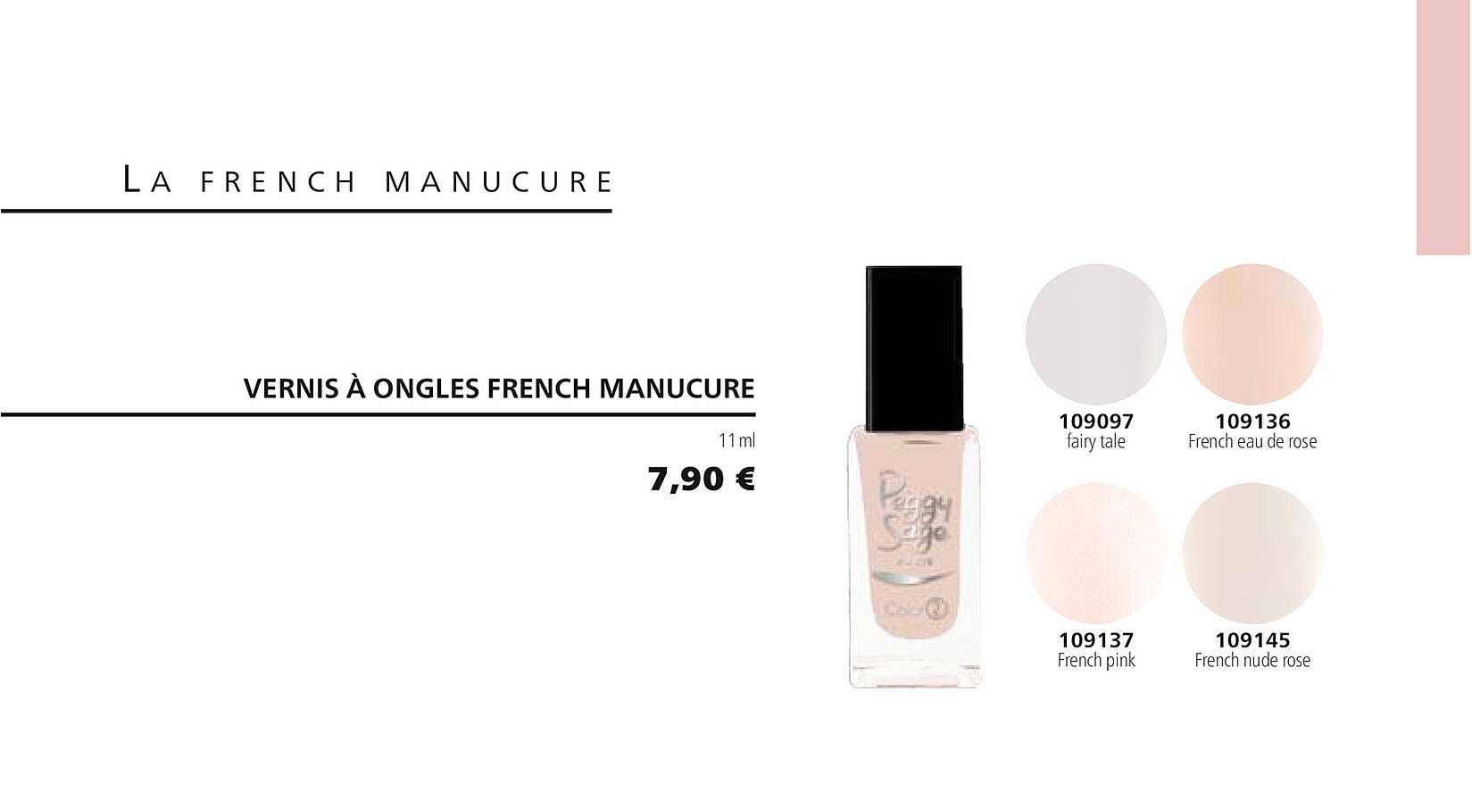 vernis à ongles french manucure 109097 109136 109137 109145