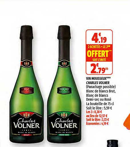 vin mousseux charles volner