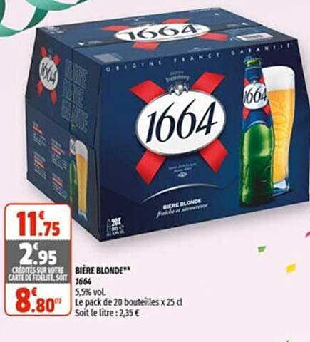 Bière Blonde 1664