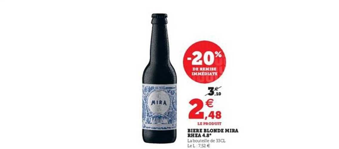 bière blonde mira rhea 4.8°