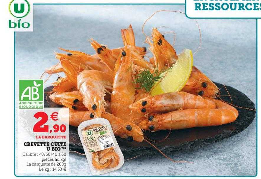 Crevette Cuite U Bio