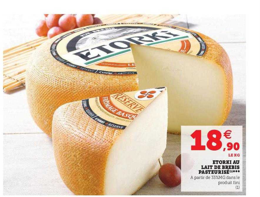 étorki Au Lait De Brébis Pasteurisé