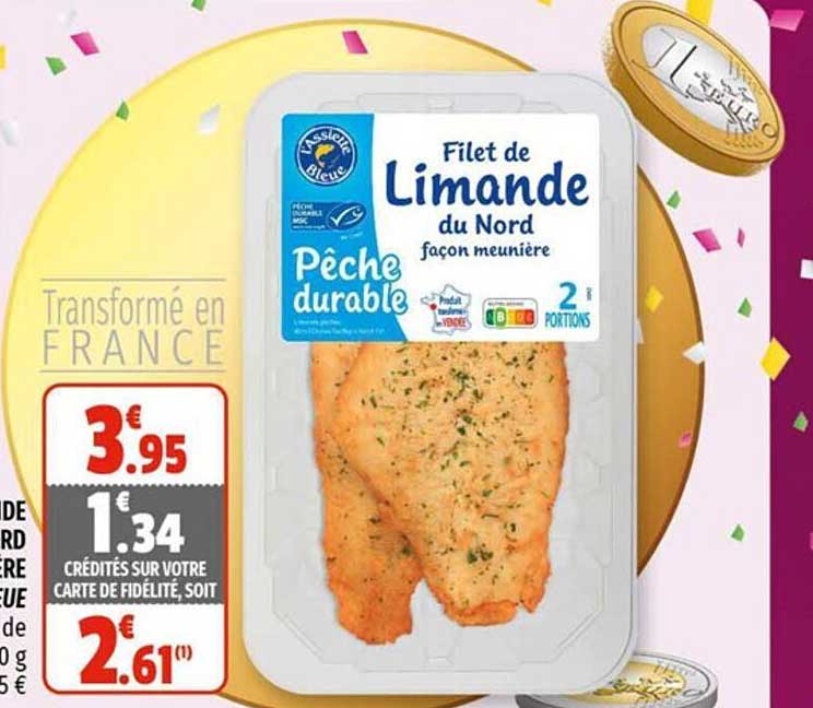 filet de limande du nord façon meunière