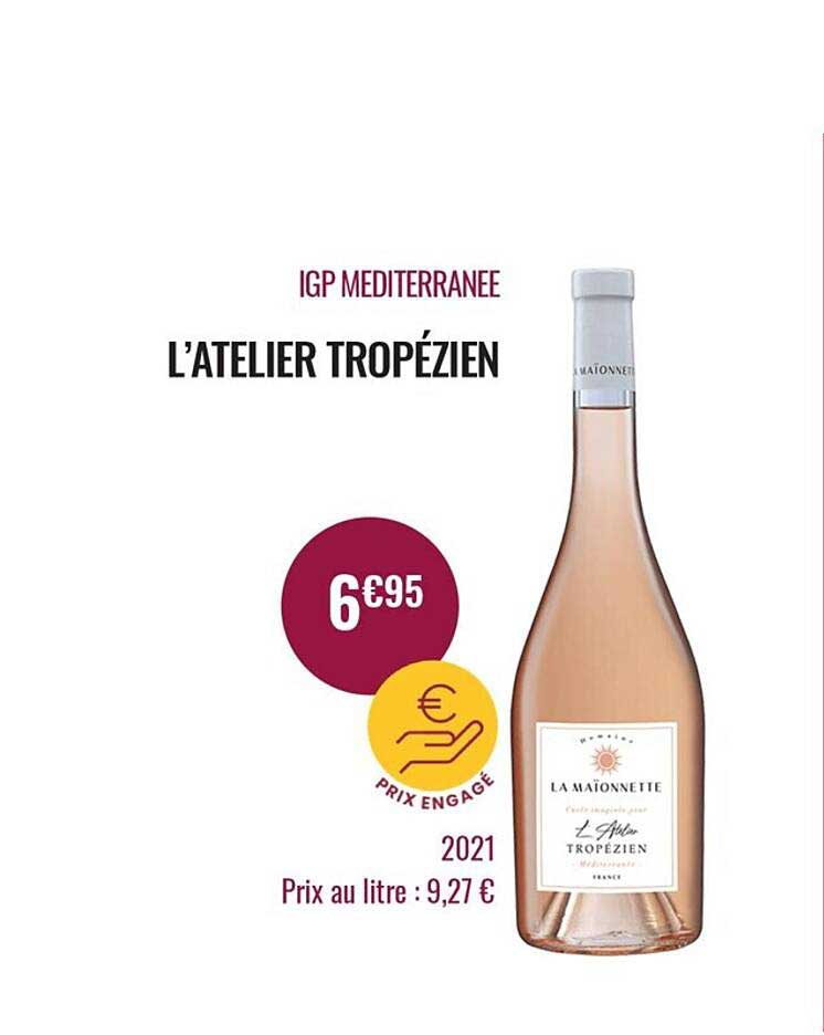 l'atelier tropézien igp méditerranée