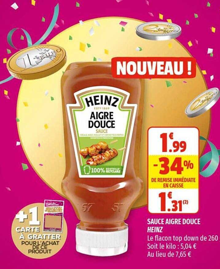 sauce aigre douce heinz