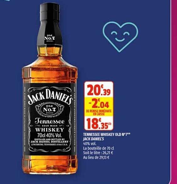 Tennessee Whisky Old N°7 Jack Daniel's