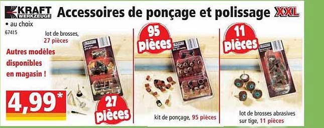 accessoires de ponçage et polissage xxl kraft werkzeuge
