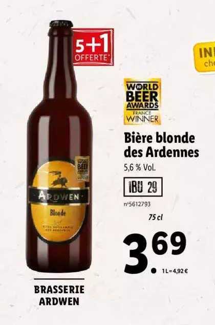 bière blonde des ardennes