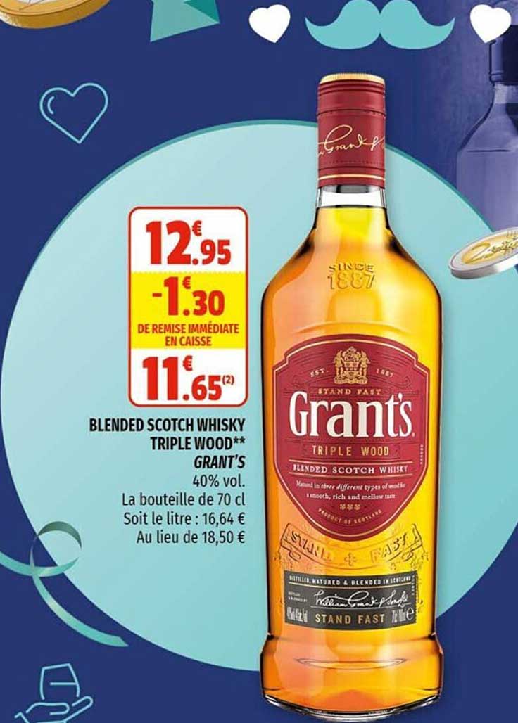 Blended Scotch Whisky Triple Wood Grant's