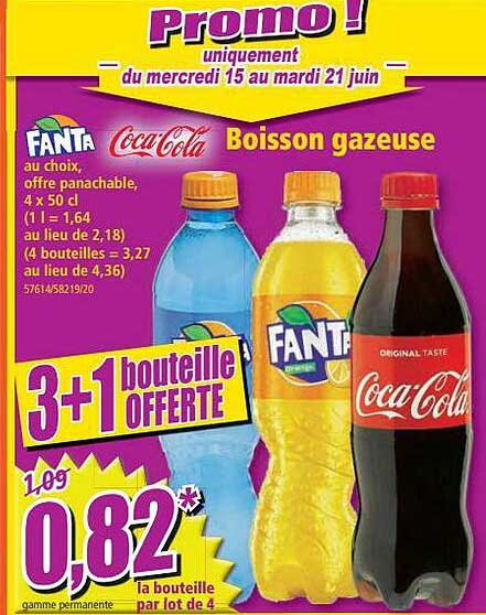 boisson gazeuse fanta, coca-cola