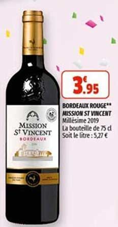 bordeaux rouge mission st vincent