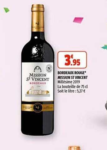 bordeaux rouge mission st vincent