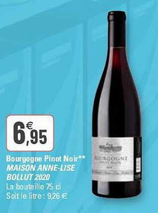 bourgogne pinot noir maison anne-lise bollut 2020
