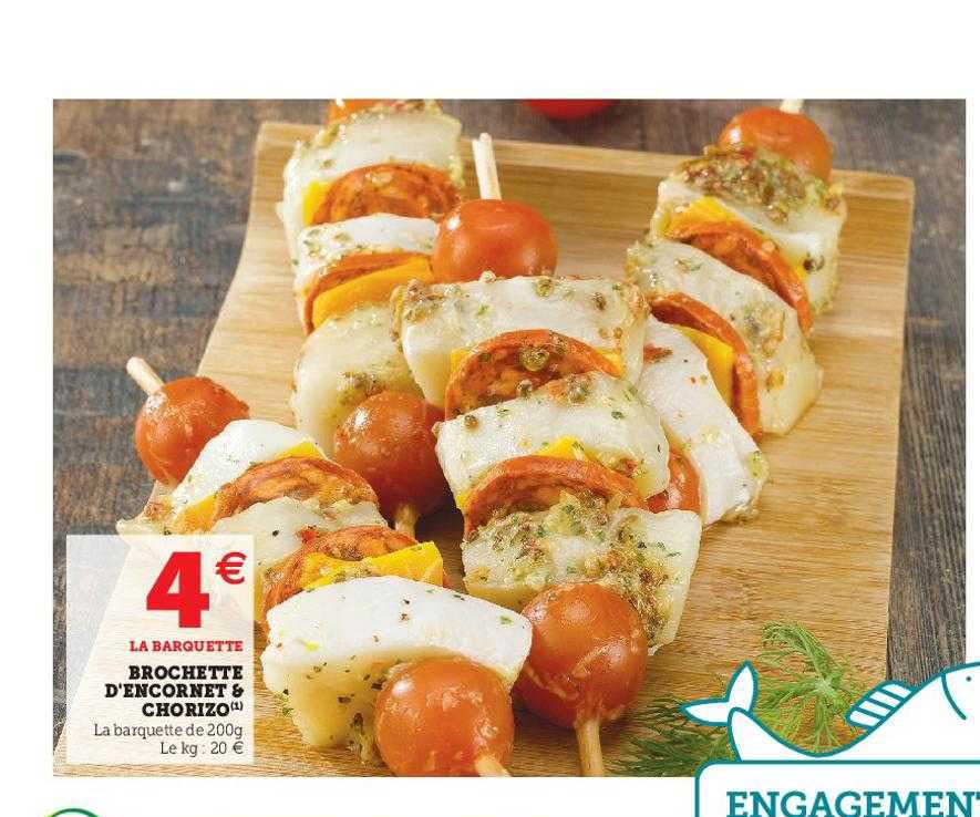 brochette d'encornet & chorizo