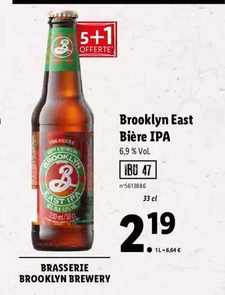 brooklyn east bière ipa