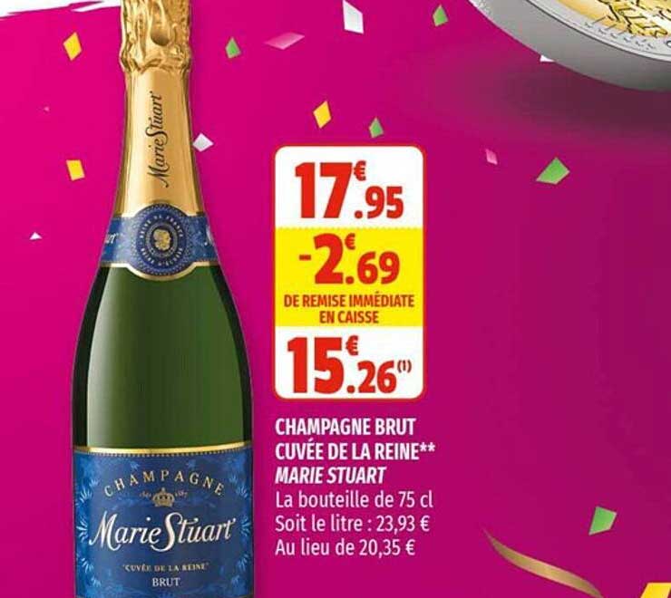 champagne brut cuvée de la reine marie stuart