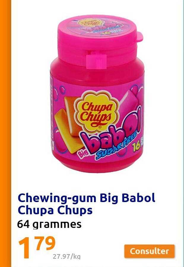 chewing-gum bio babol chupa chups