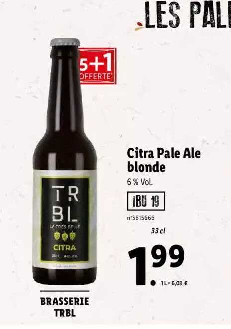 citra pale ale blonde