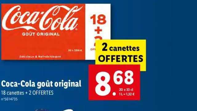 coca-cola goût original