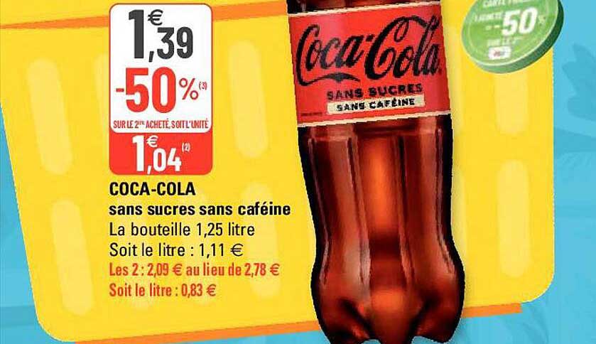 Coca-cola Sans Sucres Sans Caféine