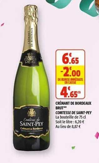 crémant d bordeaux brut contesse de saint-pey