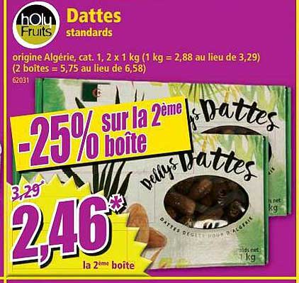 dattes standards holy fruits