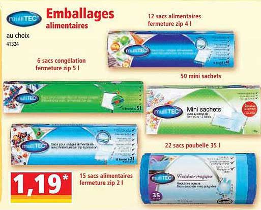 emballages alimentaires multitec
